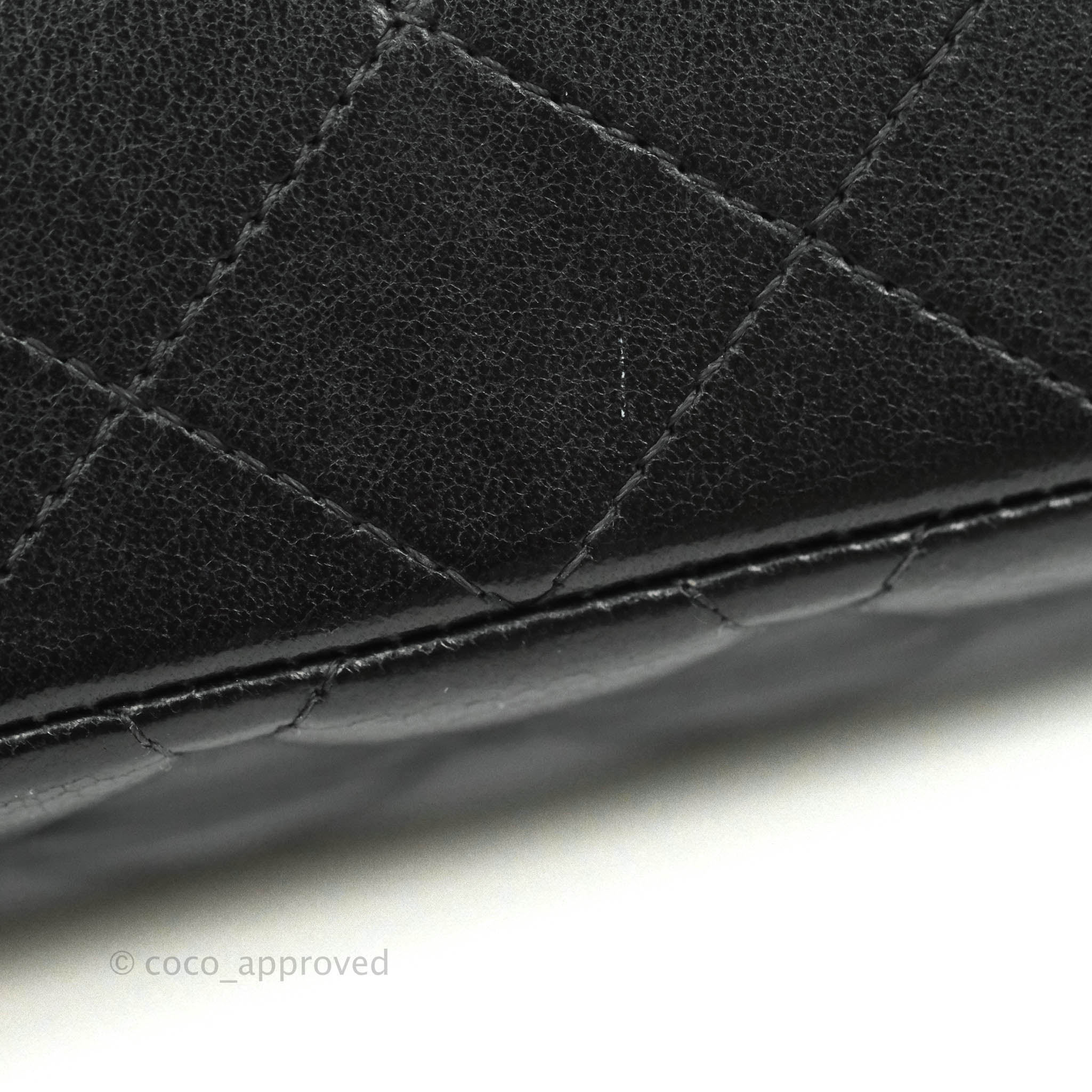 Chanel Classic M/L Medium Double Flap Bag - Black Lambskin Leather with Silver Hardware | Luxury Handbag for Women, Perfect for Work, Evening Events & Everyday Use