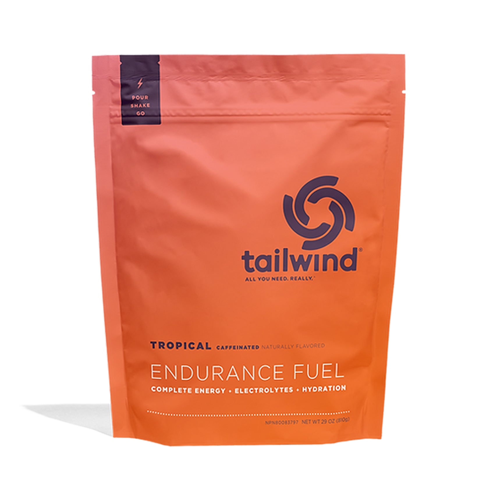 Tailwind Endurance Fuel Caffeinated - Electrolyte Drink Mix for Runners & Cyclists | Energy Boost & Hydration for Long-Distance Workouts, Marathons & Outdoor Activities