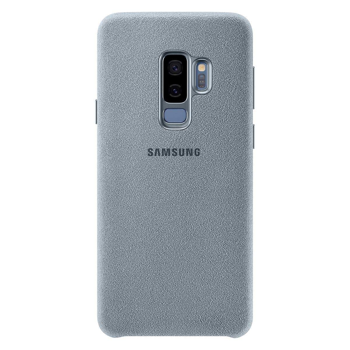 Samsung Galaxy S9+ OEM Alcantara Case Cover - Mint Green | Premium Protective Phone Case for Galaxy S9 Plus | Perfect for Work, Travel & Everyday Use