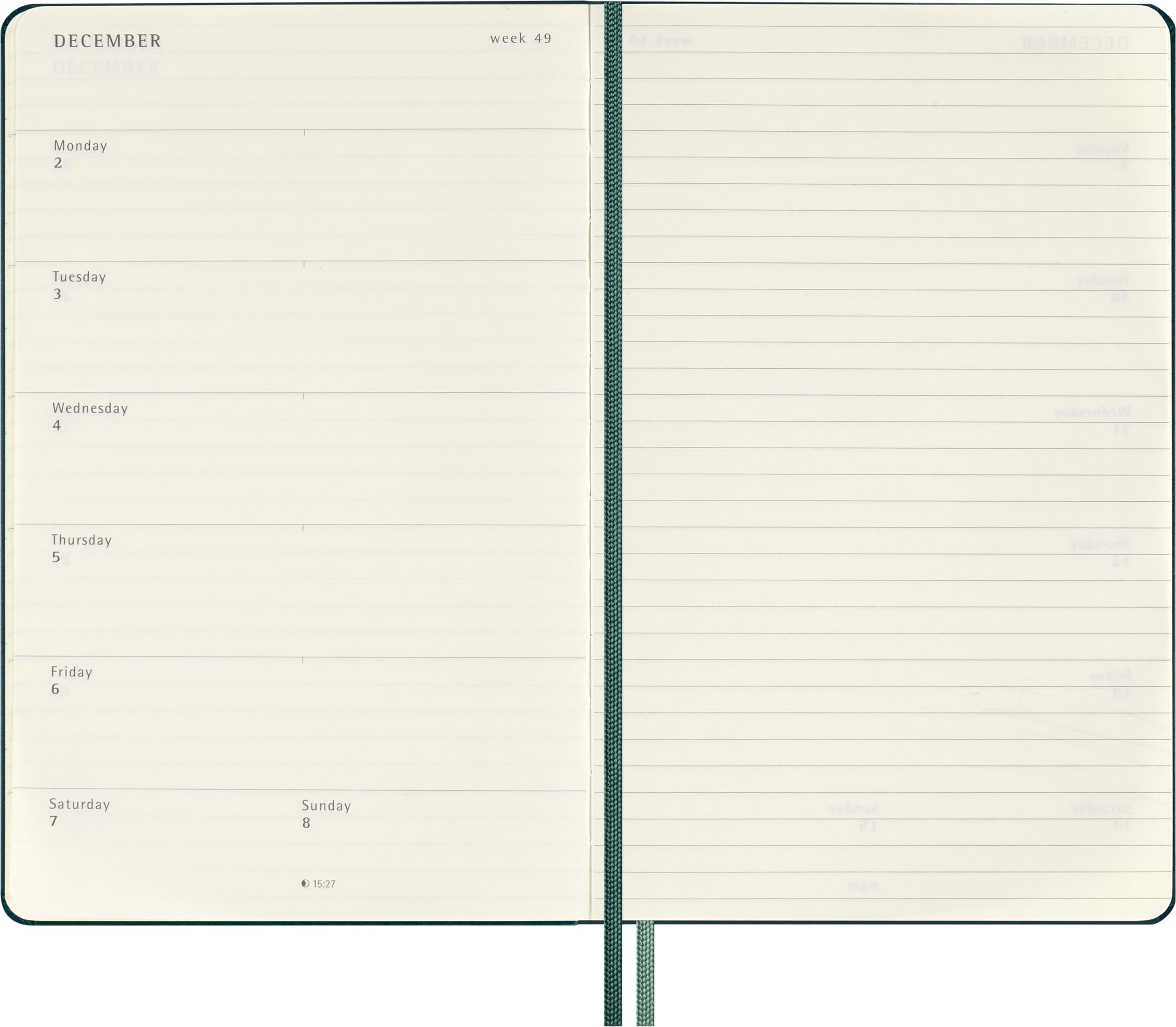 Moleskine Harry Potter 2024-2025 Weekly Planner - Limited Edition Alohomora Spell Glow-in-the-Dark Cover, Hard Cover Large 5