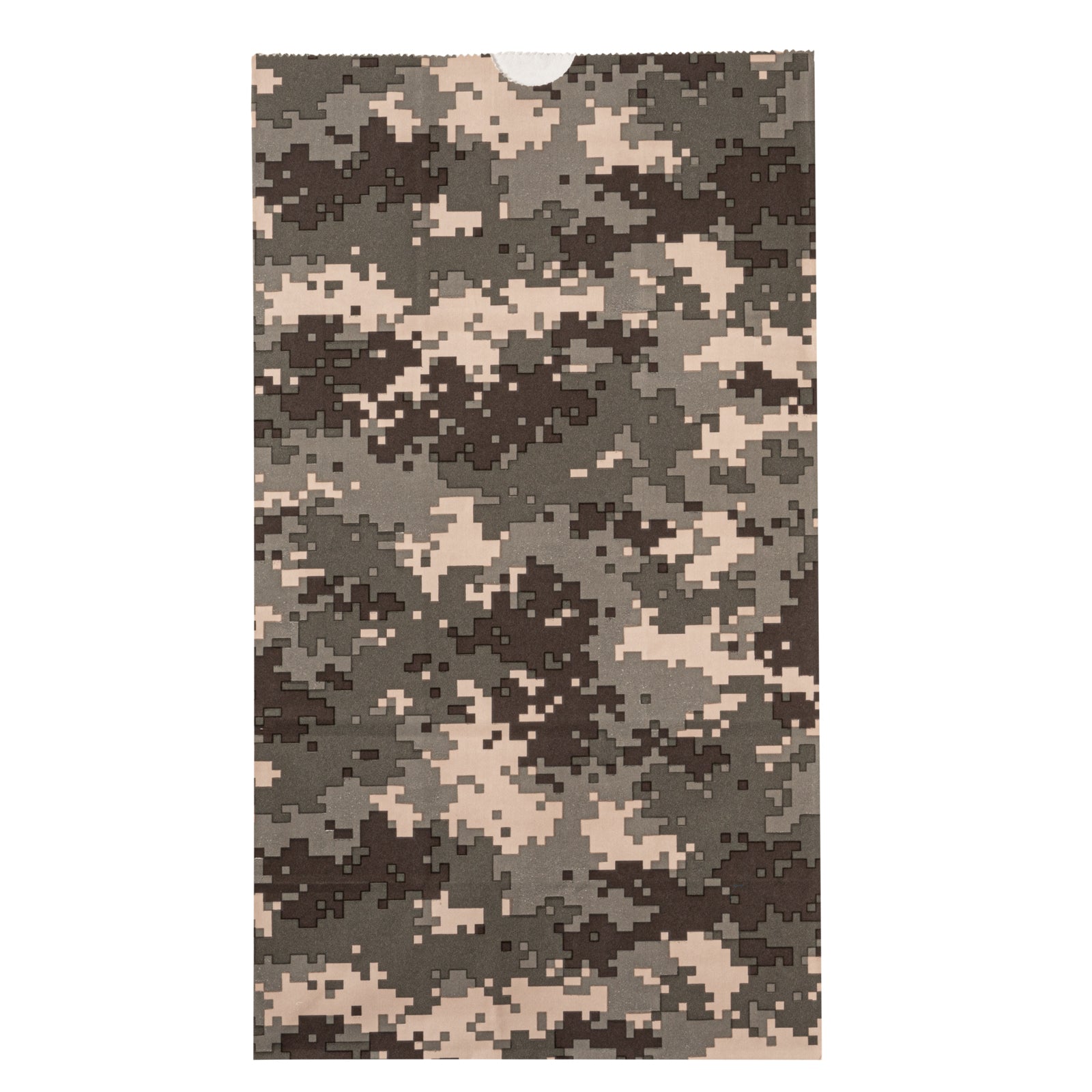 Camouflage Paper Bags 12 lb - 7 x 4.25 x 12.5 Inches - 100 Count Box - Perfect for Hunting Gear Storage & Outdoor Adventures