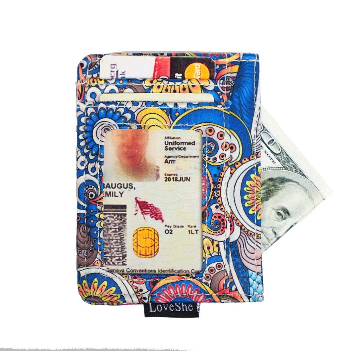 RFID Blocking Credit Card Holder for Women - Slim & Secure Wallet with Anti-Theft Protection - Perfect for Travel, Shopping & Everyday Use (SunshineAvenue)