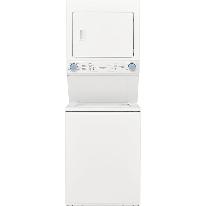 Frigidaire FLCE752CAW 4.5 Cu. Ft. Washer and 5.6 Cu. Ft. Dryer Laundry Center - White, Energy Star Certified - Perfect for Apartments, Small Homes & Space-Saving Laundry Solutions