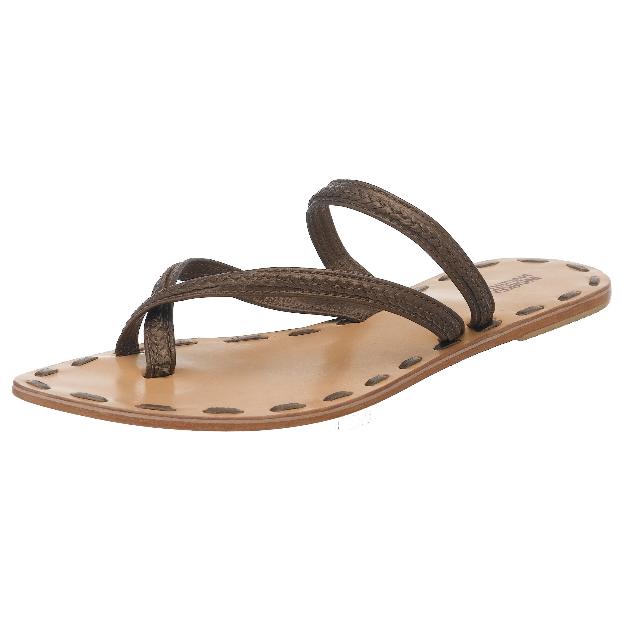 Naughty Monkey Women's Cordelia Metallic Toe Thong Sandals - Stylish Summer Flip Flops for Beach, Pool & Casual Outfits