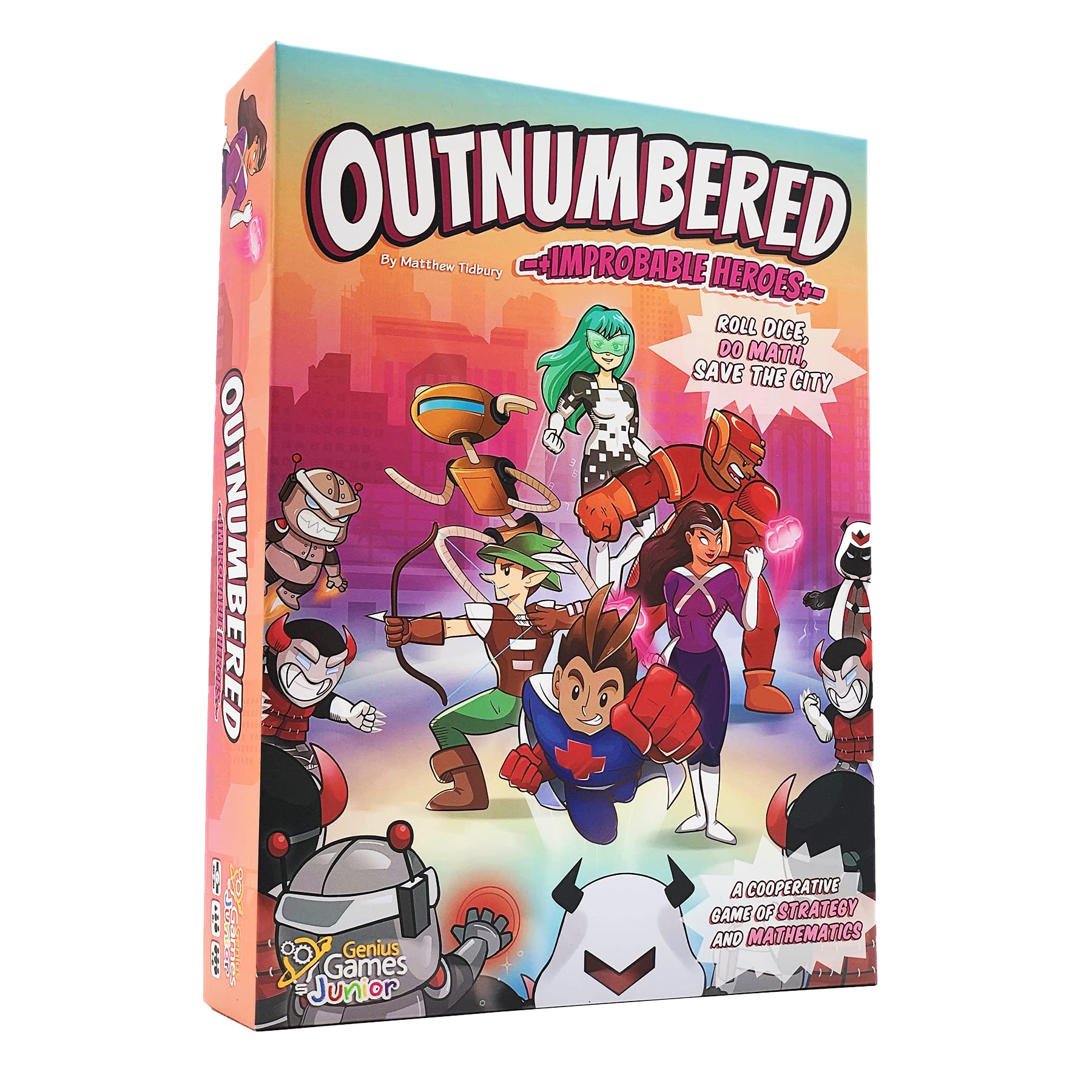 Outnumbered: Improbable Heroes Board Game - Award-Winning STEM Math Game for Kids & Adults | Fun Educational Family Game to Learn Multiplication & Division | Perfect for Classroom Learning & Family Game Nights