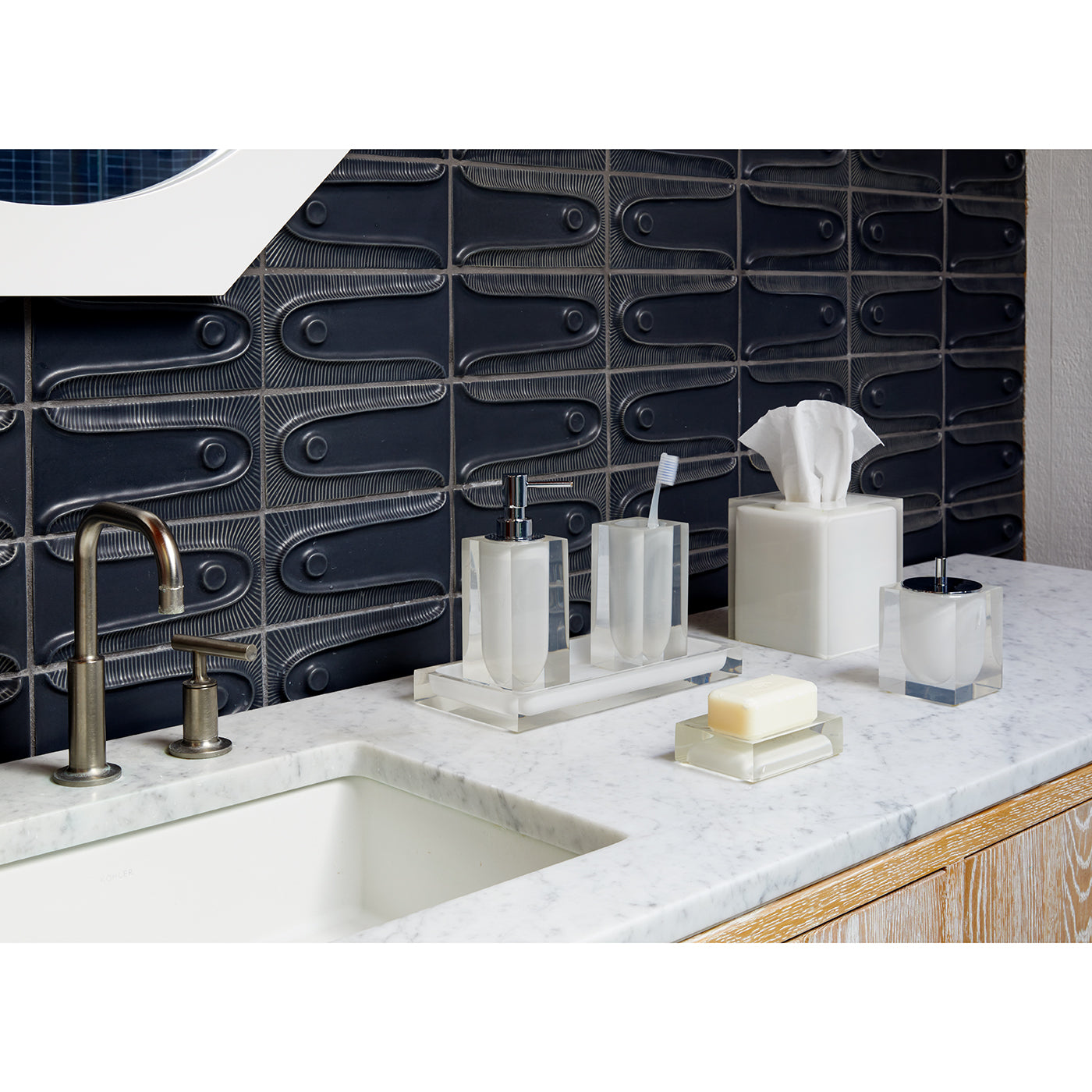 Hollywood Tissue Box Cover Set - Decorative and Functional Tissue Holder for Home, Office, and Bathroom | Perfect for Living Room, Bedroom, and Guest Room Decor