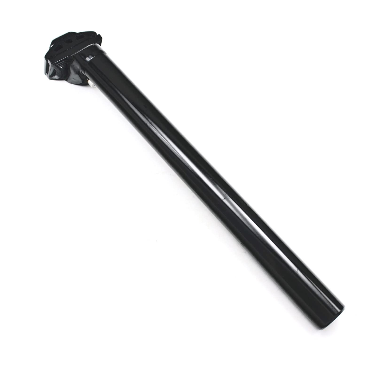 25.4mm x 300mm Aluminum Alloy Folding Bicycle Seatpost - Lightweight Bike Saddle Pole for Road Bikes - Durable Cycling Accessories (Black) | Perfect for Commuting, Mountain Biking & Urban Cycling