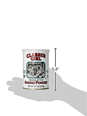 Clabber Girl Double Acting Baking Powder - 8.1 oz | Aluminum-Free Baking Powder for Cakes, Cookies & Bread | Perfect for Baking at Home or Professional Use