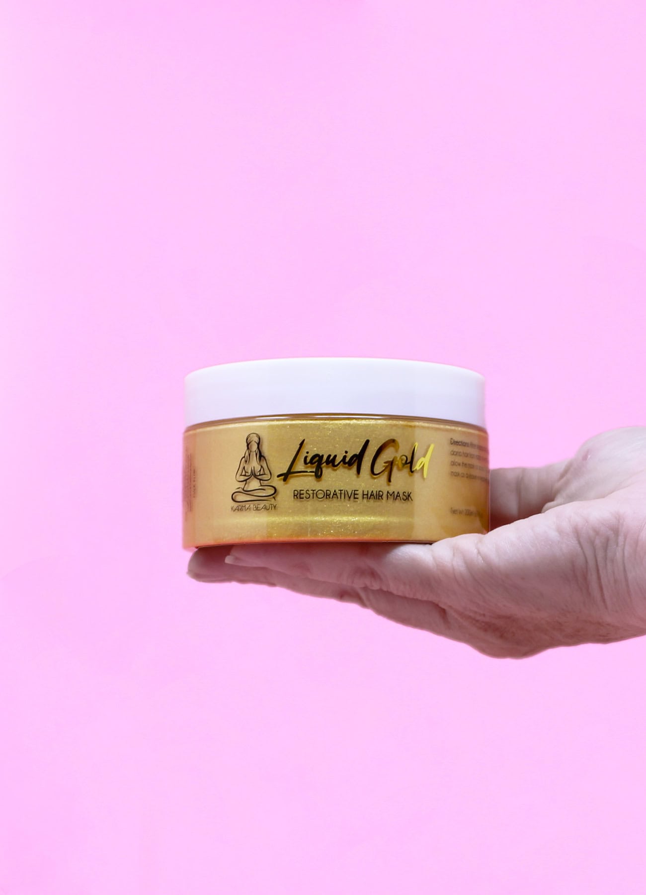 Restorative Liquid Gold Hair Mask - Deep Conditioning Treatment for Damaged Hair - Repair & Hydrate Dry, Frizzy Hair - Perfect for Salon-Quality Results at Home