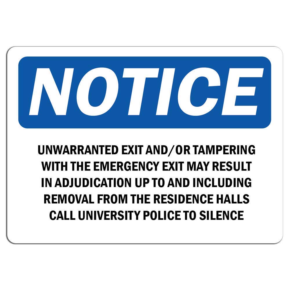 Safety & Warning Vinyl Stickers Bundle - 3 Pack (3.5