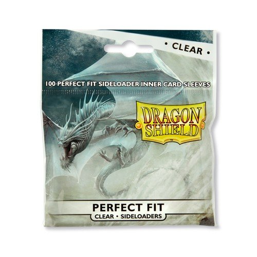 Dragon Shield Side-Loading Card Sleeves - Clear (100 Count) | Premium Protection for MTG, Yu-Gi-Oh, Pokemon & Trading Cards | Perfect for Gaming, Collecting & Tournament Play