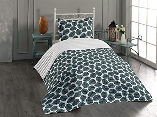 Dark Teal White Black