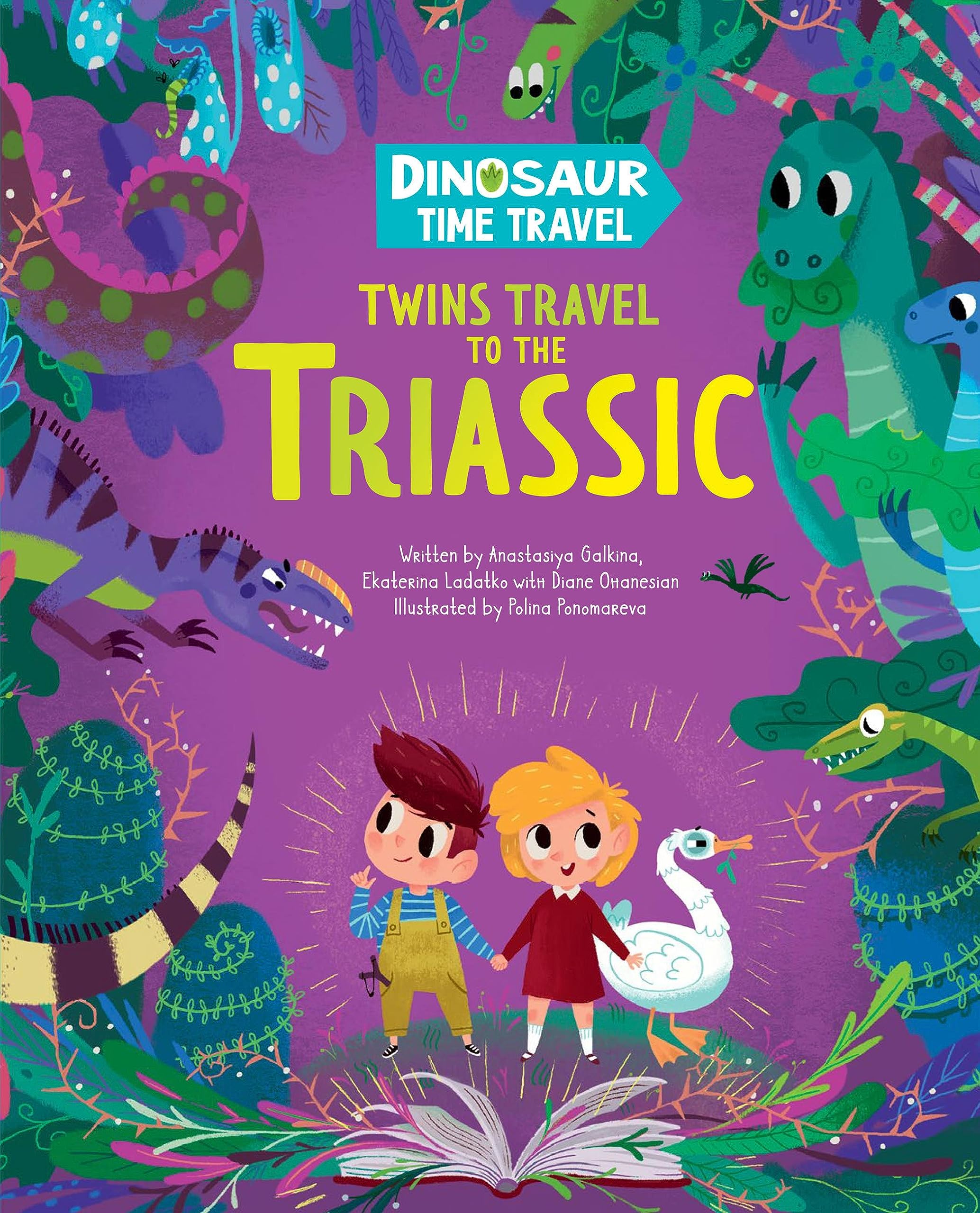 Twins Travel to the Triassic: Dinosaur Time Travel Adventure Book for Kids | Perfect for Bedtime Stories & Educational Reading
