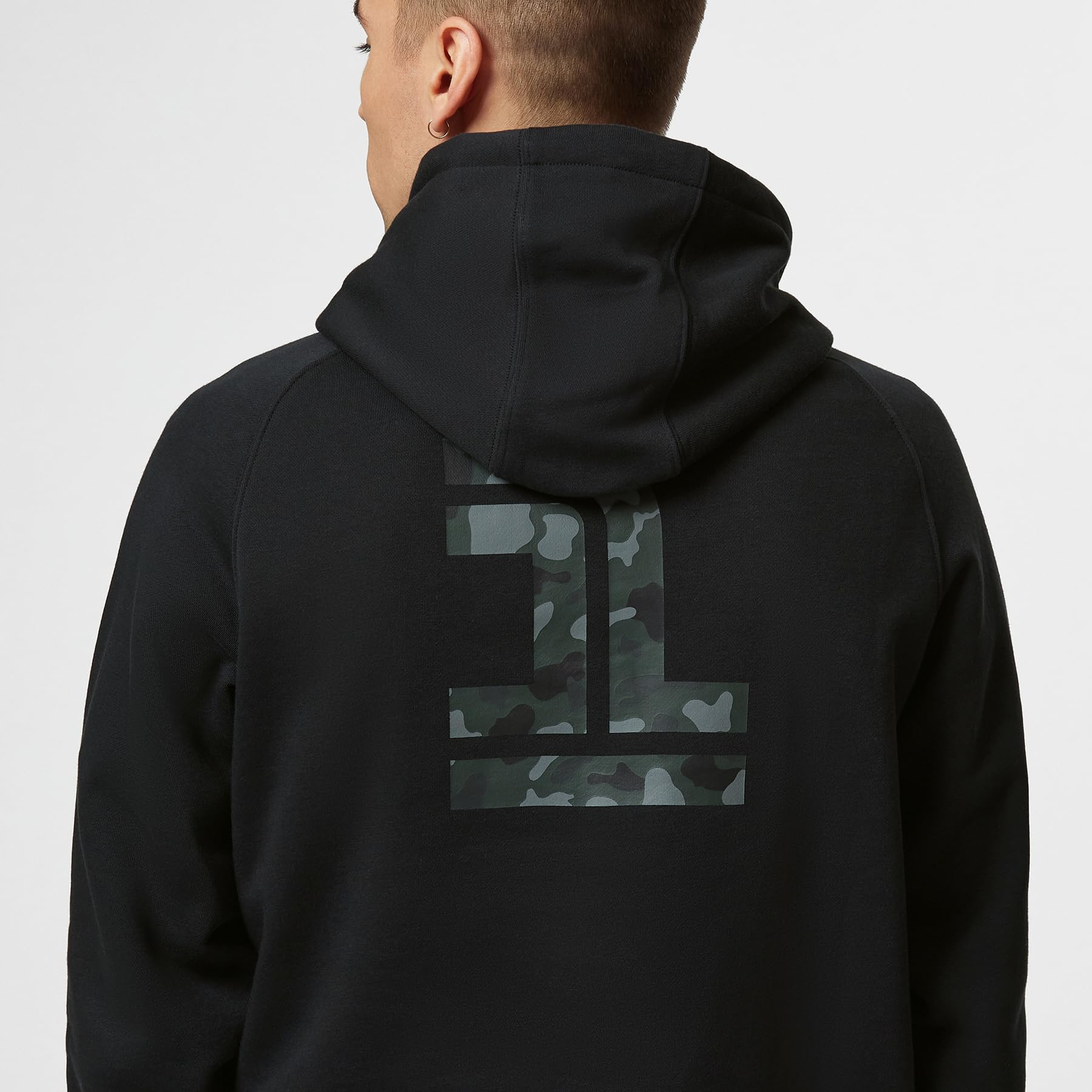 Fuel For Fans Formula 1 Collection - F1 Camo Hoodie Sweatshirt for Men & Women - Black - Perfect for Racing Fans & Casual Streetwear