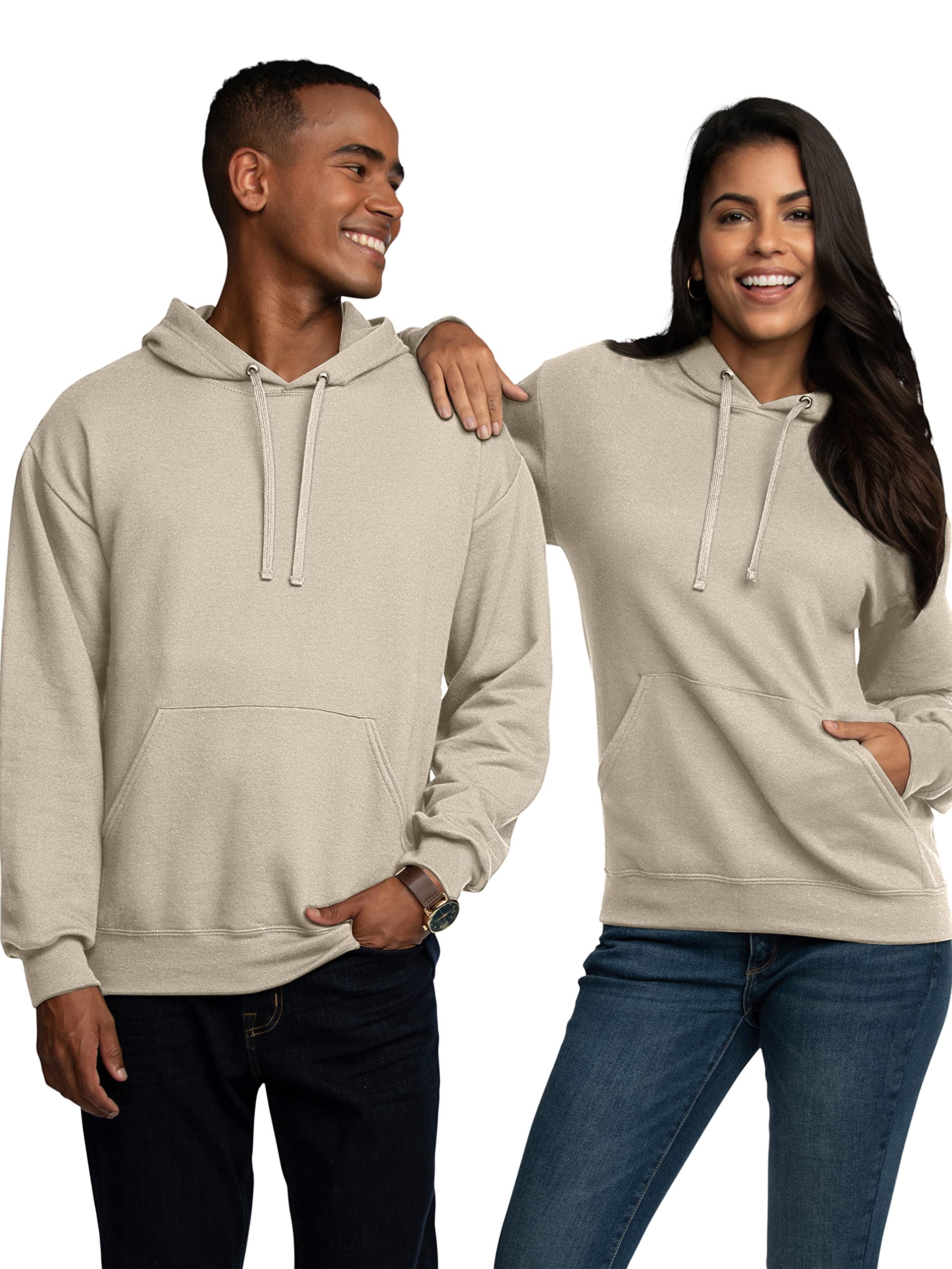 Fruit of the Loom Men's Eversoft Fleece Hoodie - Moisture Wicking, Breathable Pullover Hooded Sweatshirt for Casual Wear, Gym & Outdoor Activities