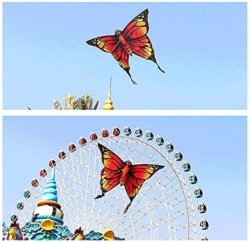 **Easy-to-Fly Butterfly Kite for Kids & Adults - 800M String with Reel - Perfect for Beach, Park & Outdoor Fun (Green)**    *Use Case: Great for family outings, beach vacations, picnics, and outdoor adventures!*