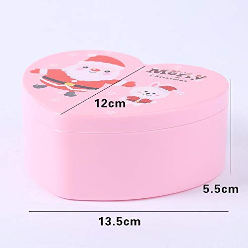 Heart-Shaped Jewelry Box for Women - Plastic Jewelry Storage Organizer with Compartments | Perfect for Travel, Gift Giving & Home Decor
