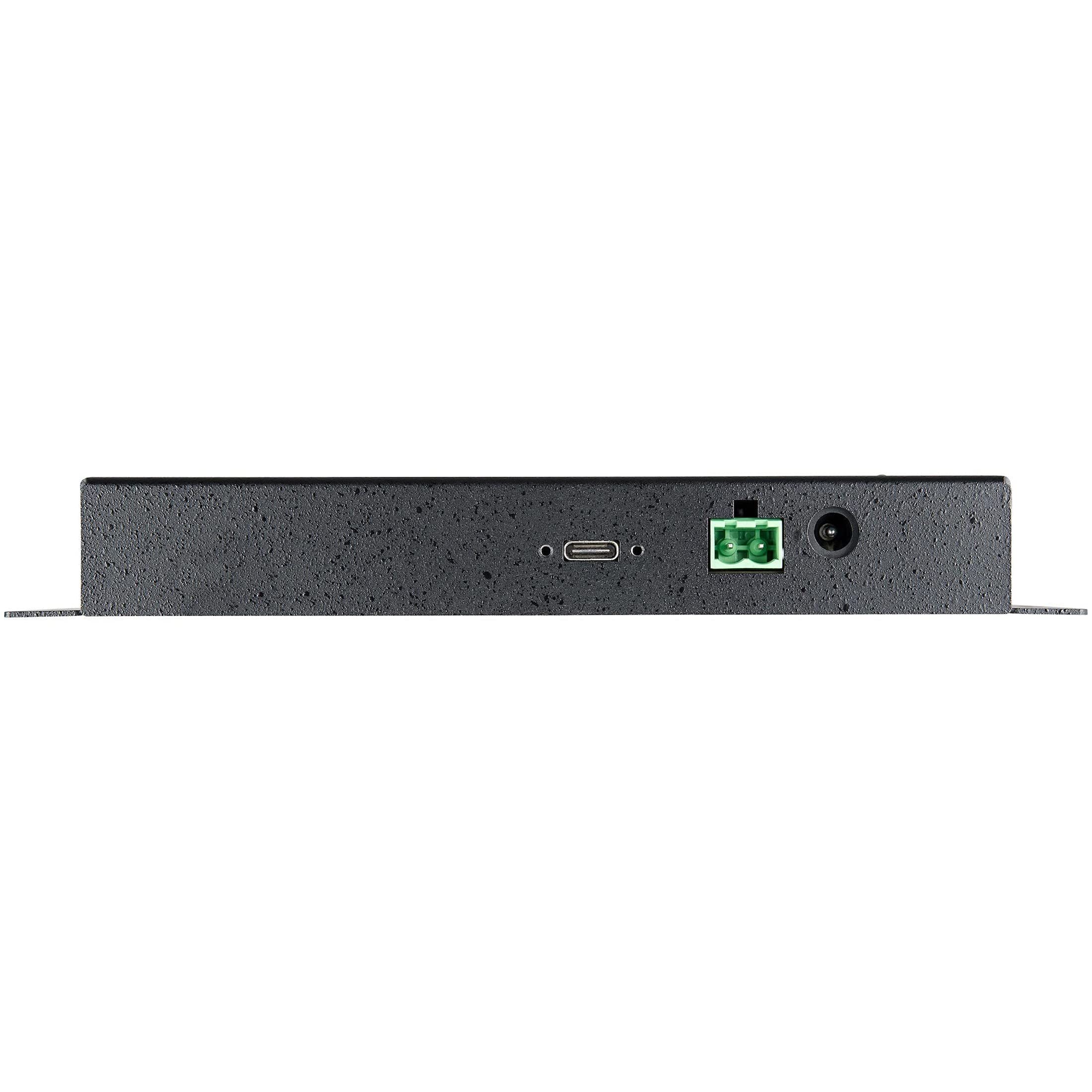 StarTech.com 4-Port USB C Hub 10Gbps - Industrial Metal USB 3.2 Gen 2 Hub with 3x USB-A & 1x USB-C Ports - ESD & Surge Protection - Self-Powered & Mountable - Compatible with Laptop, PC, MacBook - Perfect for Office, Home & Travel Use