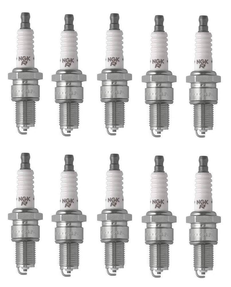 NGK 7788 Pack of 10 BPR9ES Spark Plugs - High Performance Ignition Plugs for Cars, Trucks & Motorcycles - Perfect for Tune-Ups & Engine Maintenance