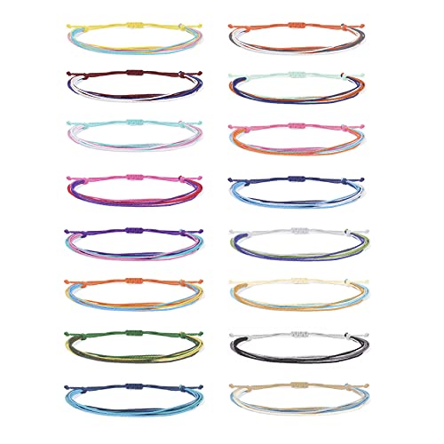 A-16pcs-String Bracelets