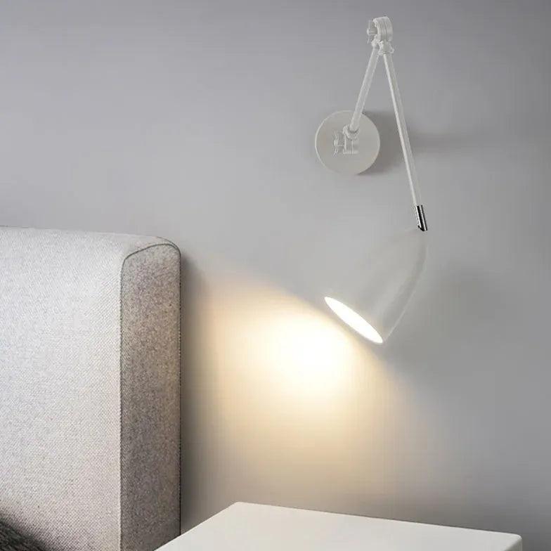 Modern Nickel Wall Light for Bedroom - Elegant Sconce Lighting Fixture for Home Decor, Living Room, Hallway & Dormitory