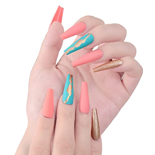 Bright False Nails-A