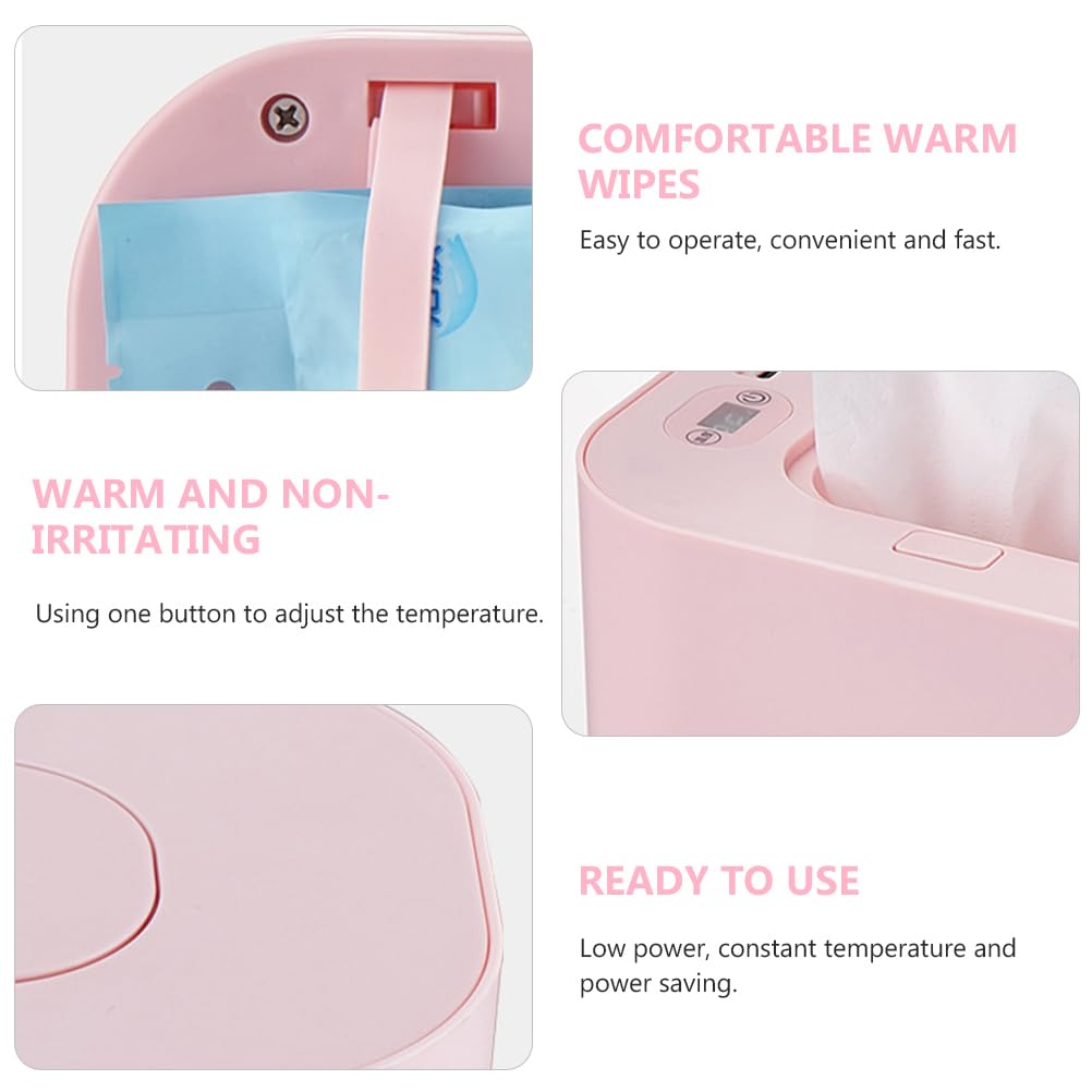 Portable Cordless Wipes Warmer - Battery Operated Wet Tissue Heater & Dispenser for Adults | Travel, Baby Care, Home & Office Use