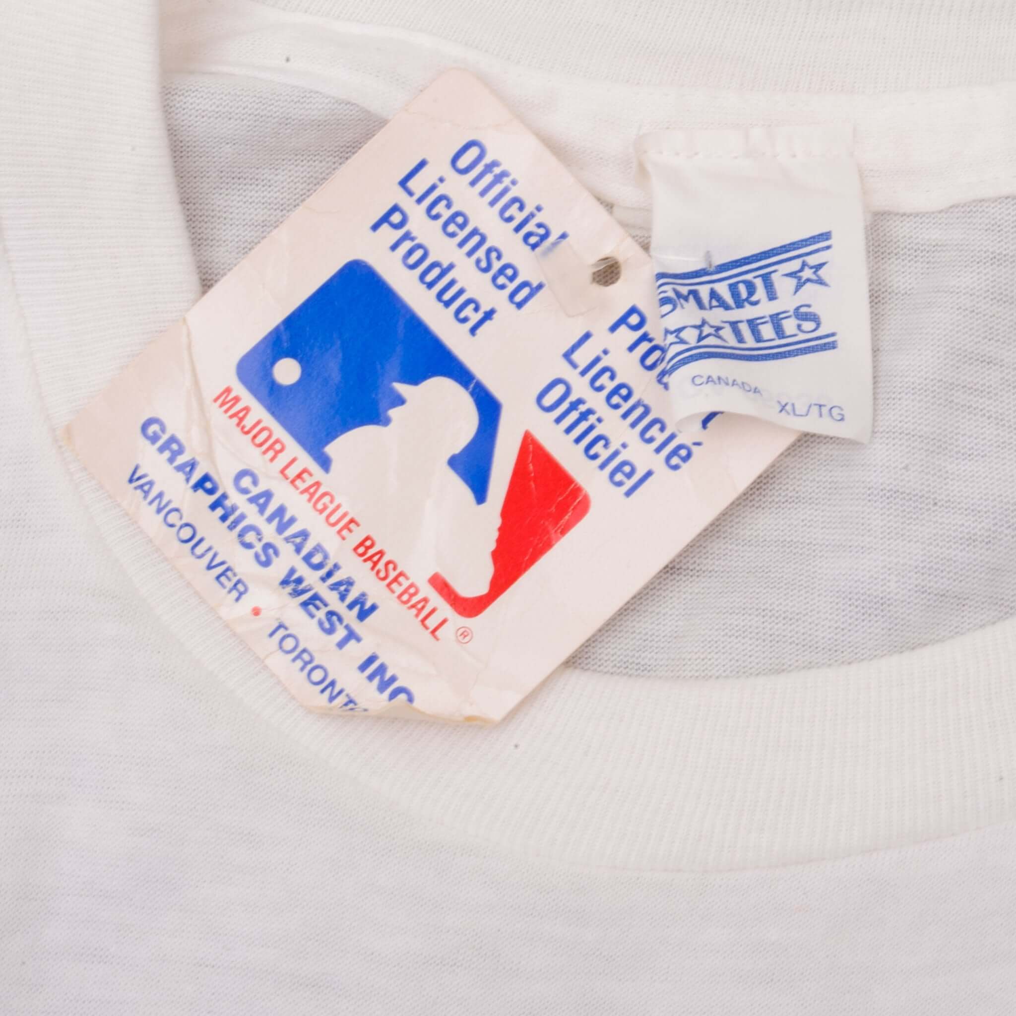 Vintage Deadstock MLB Toronto Blue Jays 1990 All-Star Game Tee Shirt XL - Retro Baseball Fan Gift & 90s Throwback Fashion for Men