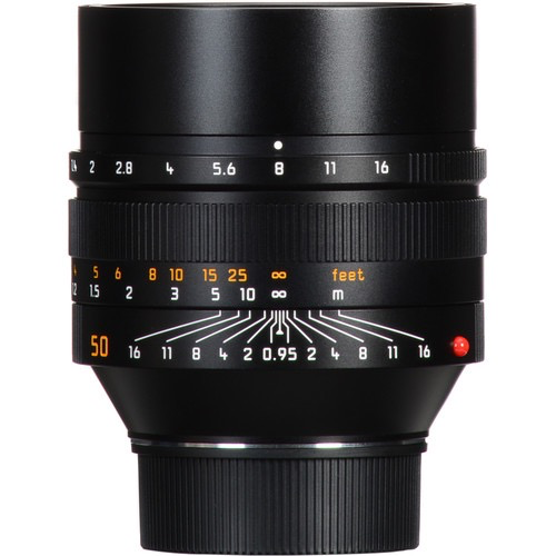 Leica Noctilux M 50mm f/0.95 ASPH Lens (Black) - Premium Fast Aperture Prime Lens for Leica M Mount Cameras - Perfect for Low Light Photography, Portraits & Street Shooting