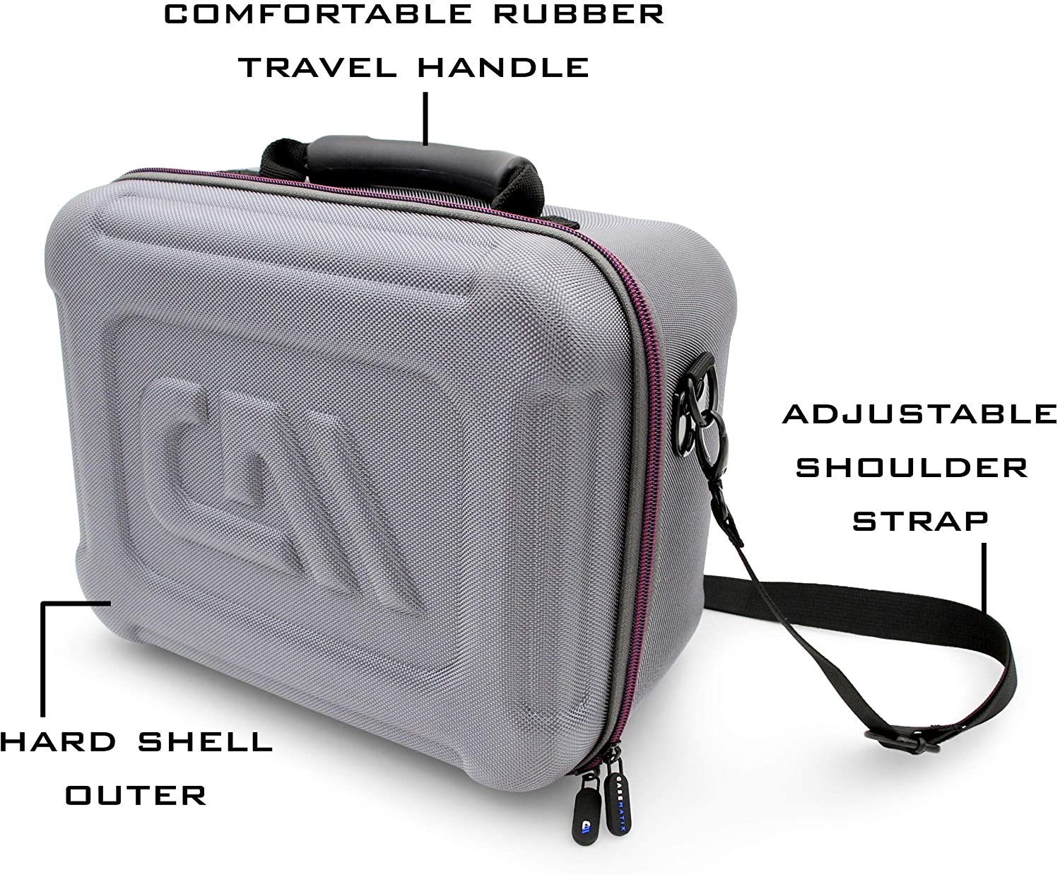 CASEMATIX Travel Case for Work Sharp Knife & Tool Sharpener Ken Onion Edition - Durable Protective Carrier with Adjustable Shoulder Strap | Perfect for Camping, Hunting & Outdoor Knife Sharpening