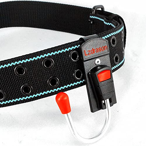 Heavy Duty Tape Measure Holder & Drill Holster - Tactical Tool Belt Clip for Electricians & Contractors - Cordless Tool Pouch with Secure Belt Hook - Perfect for Construction, DIY Projects & Professional Worksites