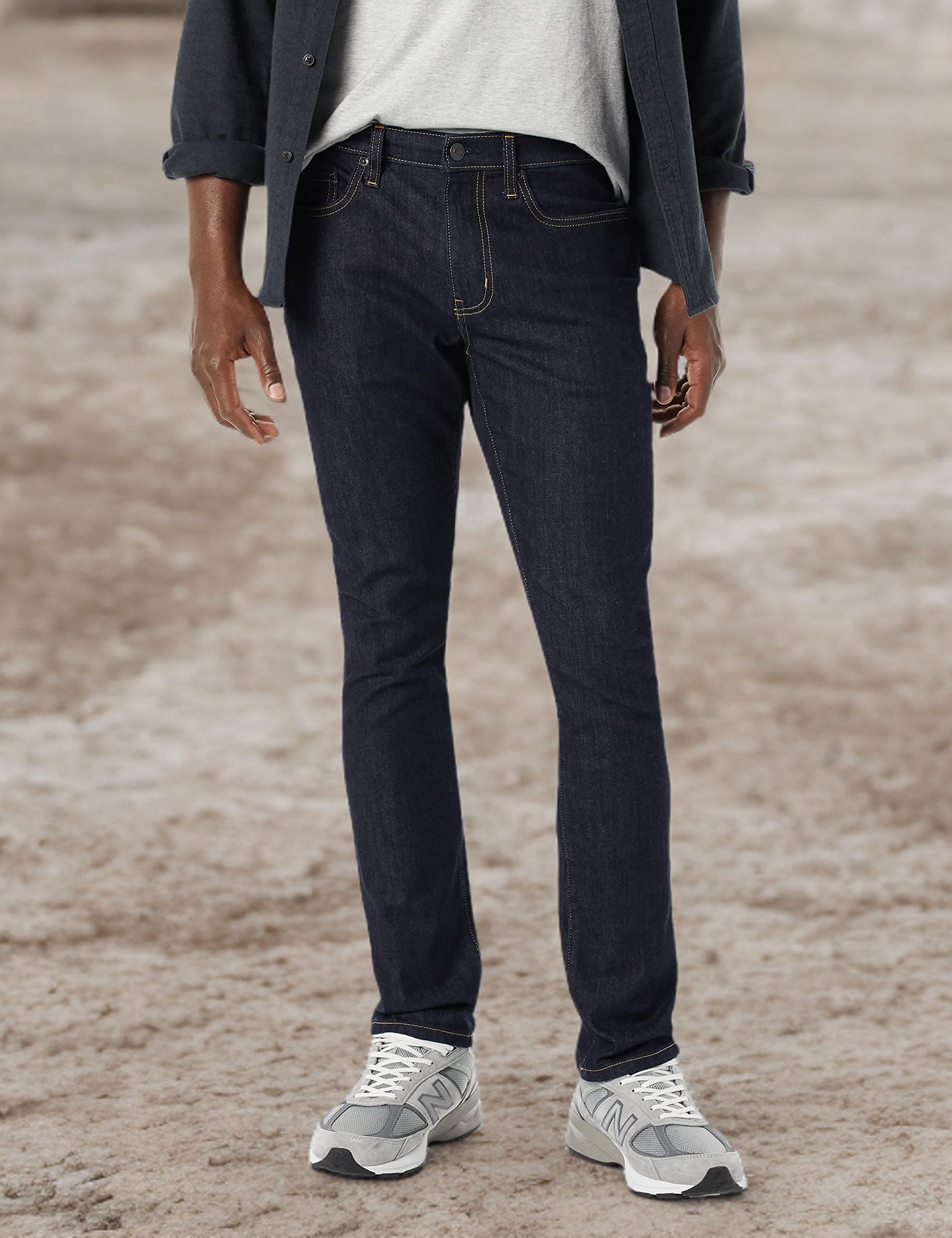 Amazon Essentials Men's Skinny-Fit High Stretch Jeans - Slim Fit Stretchy Denim Pants for Comfort & Style | Perfect for Casual Wear, Office & Night Out