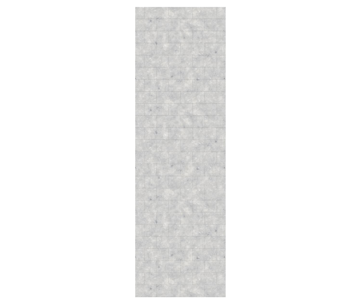 32 x 96 Swanstone Metro Subway Tile Glue-Up Bathtub and Shower Single Wall Panel - Waterproof Bathroom Wall Panel for Easy DIY Installation, Perfect for Bathroom Renovation and Shower Surrounds