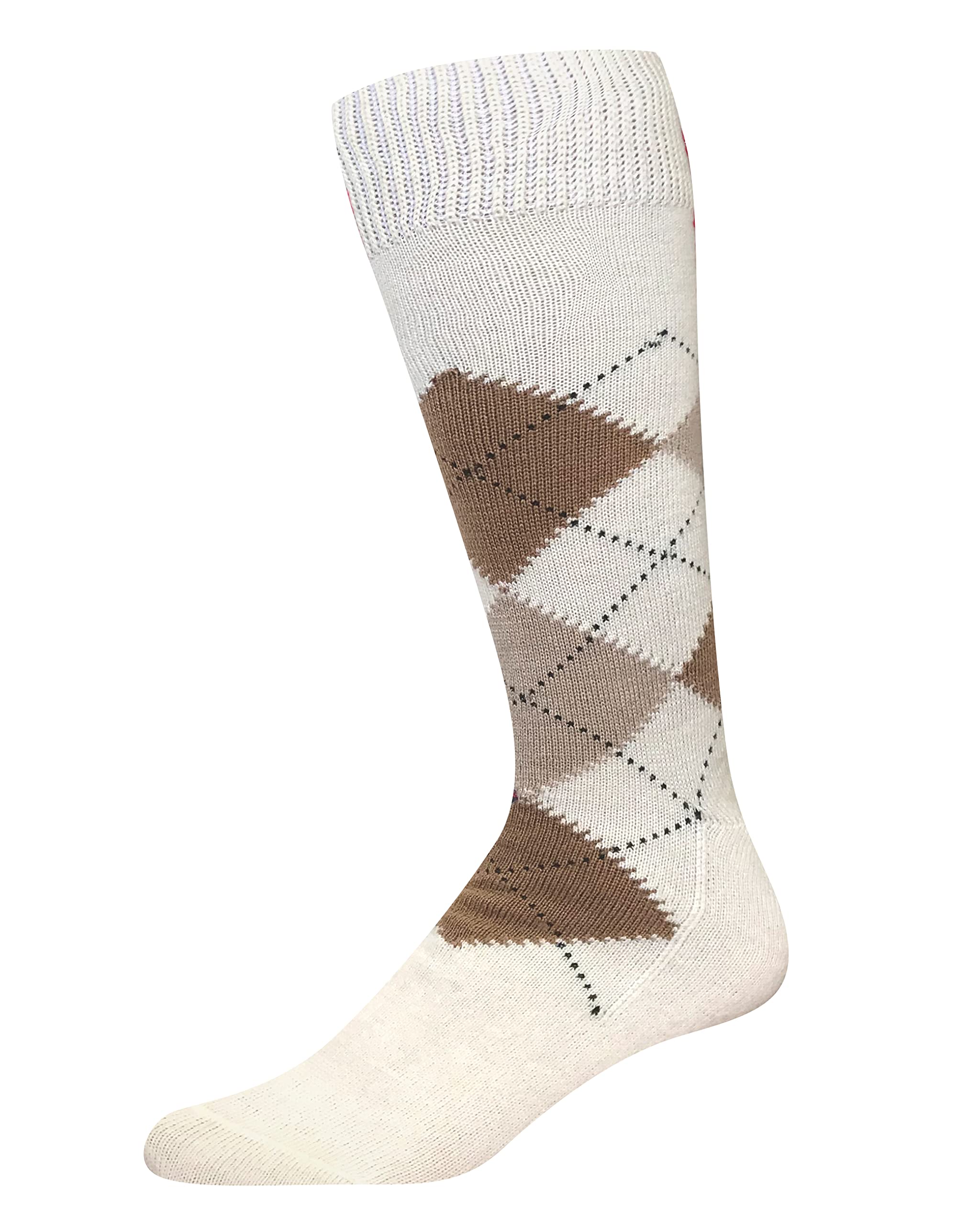 Premium Argyle Socks for Men & Women - Soft Baby Alpaca Wool Dress Socks - Mid-Length Comfort - Perfect for Office, Formal Events & Cold Weather Wear