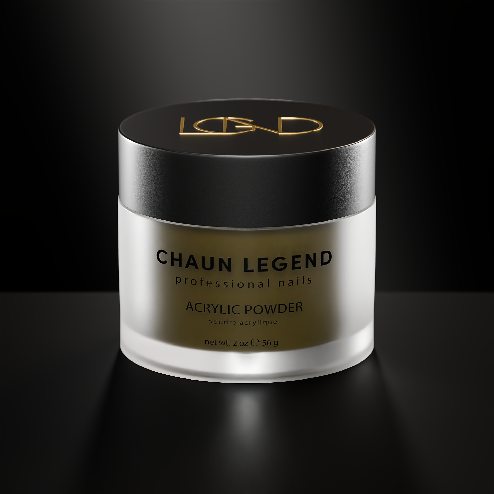 Chaun Legend Acrylic Powder 2oz - Professional Nail Art Supplies for Acrylic Nails Extension & Manicure - Perfect for Salon, Home DIY & Nail Artists