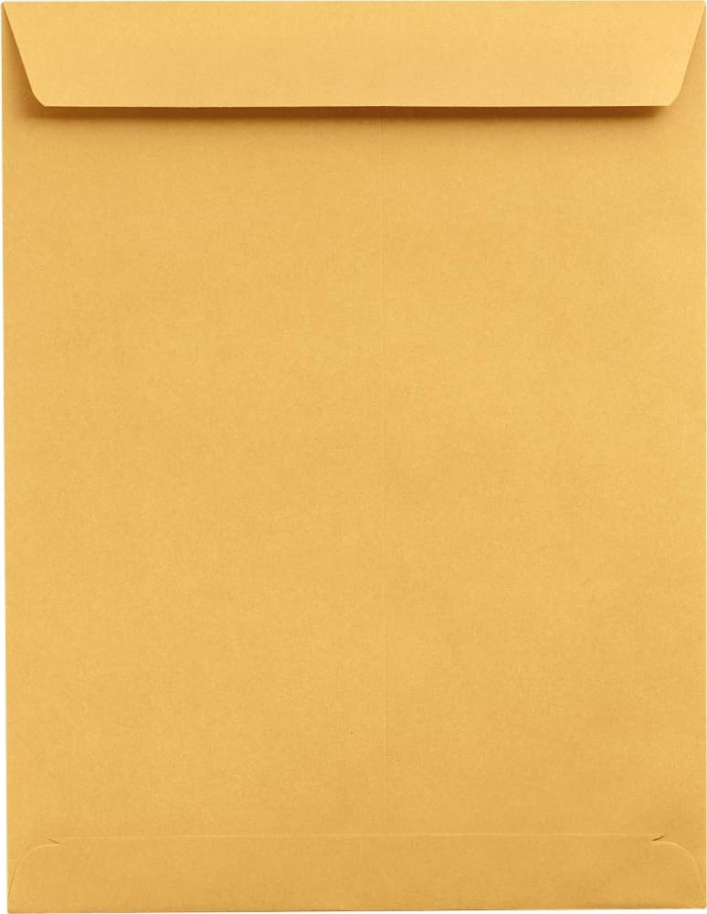 LUXPaper Jumbo Envelopes 13x17 Inches - 250 Pack Brown Kraft Paper Mailing Envelopes 28lb Text Weight for Shipping, Documents, Photos & Large Items - Perfect for Offices, Businesses & Mailing Services