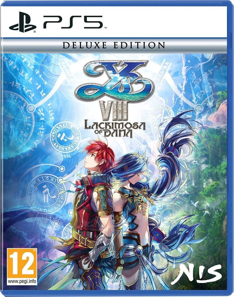 Ys VIII: Lacrimosa of DANA - Deluxe Edition for PlayStation 5 | PS5 JRPG Adventure Game with Bonus Content | Perfect for Anime Fans & Action RPG Lovers