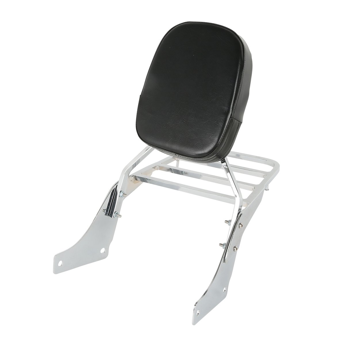 TCT-MT Sissy Bar Backrest Set with Luggage Rack Compatible with Honda Shadow ACE 1100 VT1100 All Years - Perfect for Long Rides & Motorcycle Touring