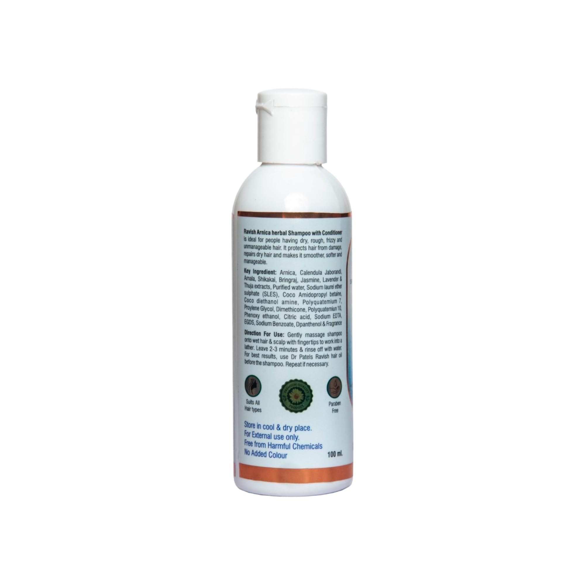 Dr. Patel's Hair Growth Vitamins & Arnica Plus Shampoo Combo - Reduce Hair Loss, Repair Split Ends & Thinning Hair | For Dry, Frizzy Hair Care & Scalp Health | 2-Piece Hair Treatment Set for Women & Men | Perfect for Daily Use & Damaged Hair Recovery