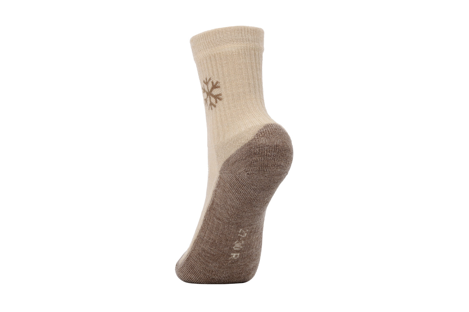 Be Lenka Kids Barefoot Socks - 3 Pack Crew Merino Wool Socks for Toddlers & Children (Beige) - Perfect for Indoor Play, Yoga & Sensory Development