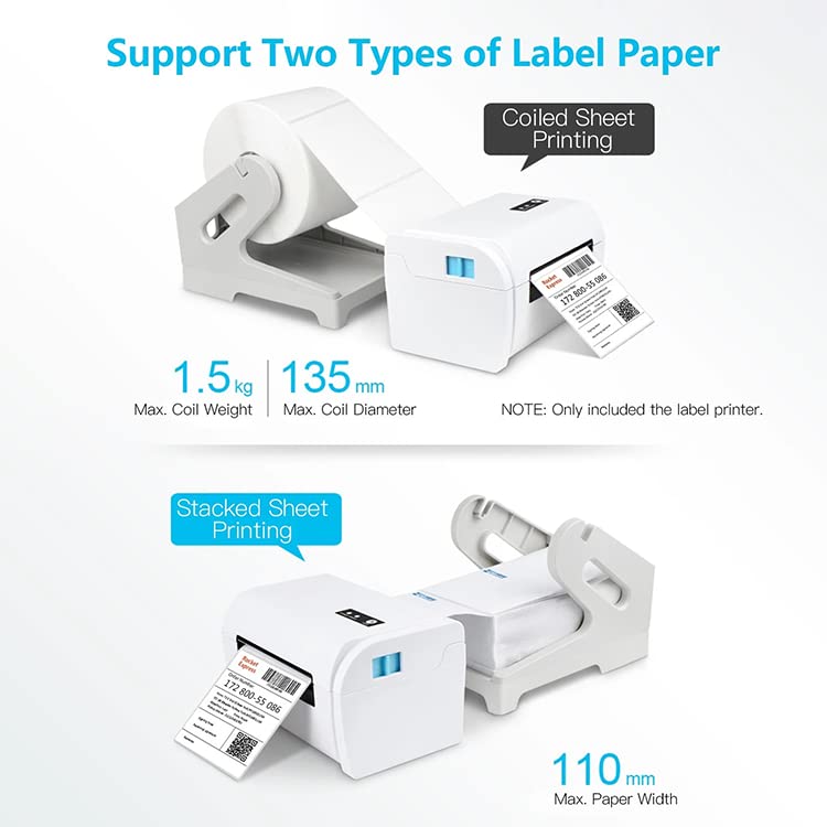 350 Pack 4x6 Inch Direct Thermal Shipping Labels Roll - Self-Adhesive Commercial Grade Printer Labels for USPS, UPS, FedEx - Perfect for E-commerce, Small Business & Home Shipping