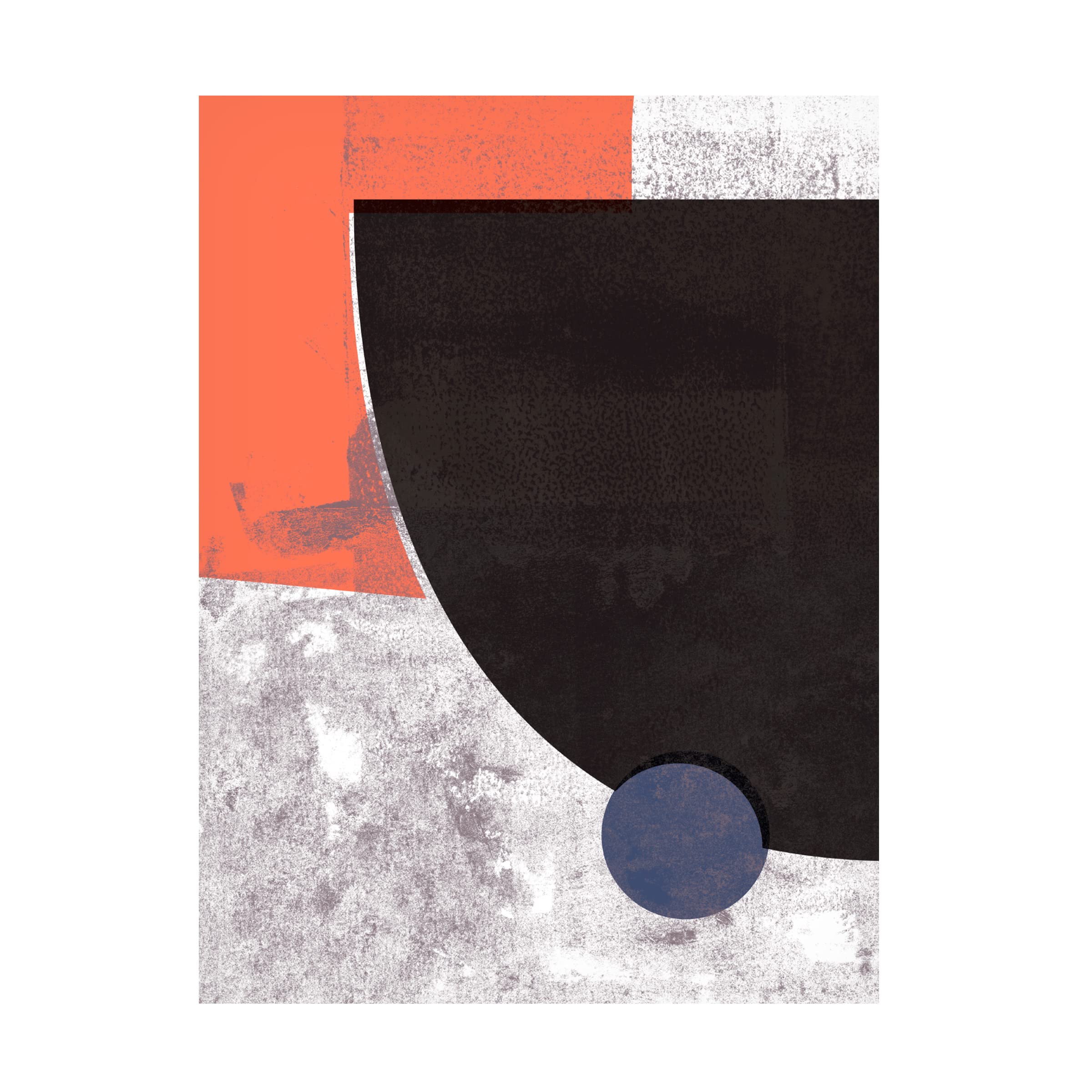 Jacob Green 'Kosmos II' Abstract Canvas Wall Art Print - Modern Home Decor for Living Room, Bedroom & Office
