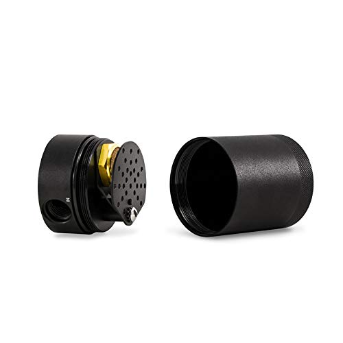 Mishimoto MMBCC-CIV-16PBE Baffled Oil Catch Can - PCV Compatible for 2016-2021 Honda Civic 1.5T (Black) | Reduces Engine Oil Contamination & Improves Performance | Perfect for Street Racing, Daily Driving & Performance Tuning