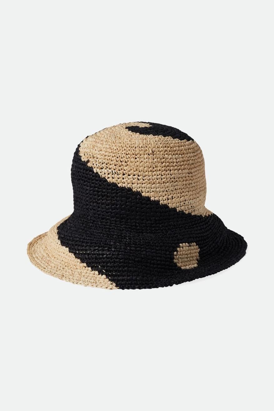Redding Bucket Hat for Men & Women - Sun Protection Outdoor Fishing Hats - Whitecap/Black - Perfect for Beach, Hiking, and Summer Activities