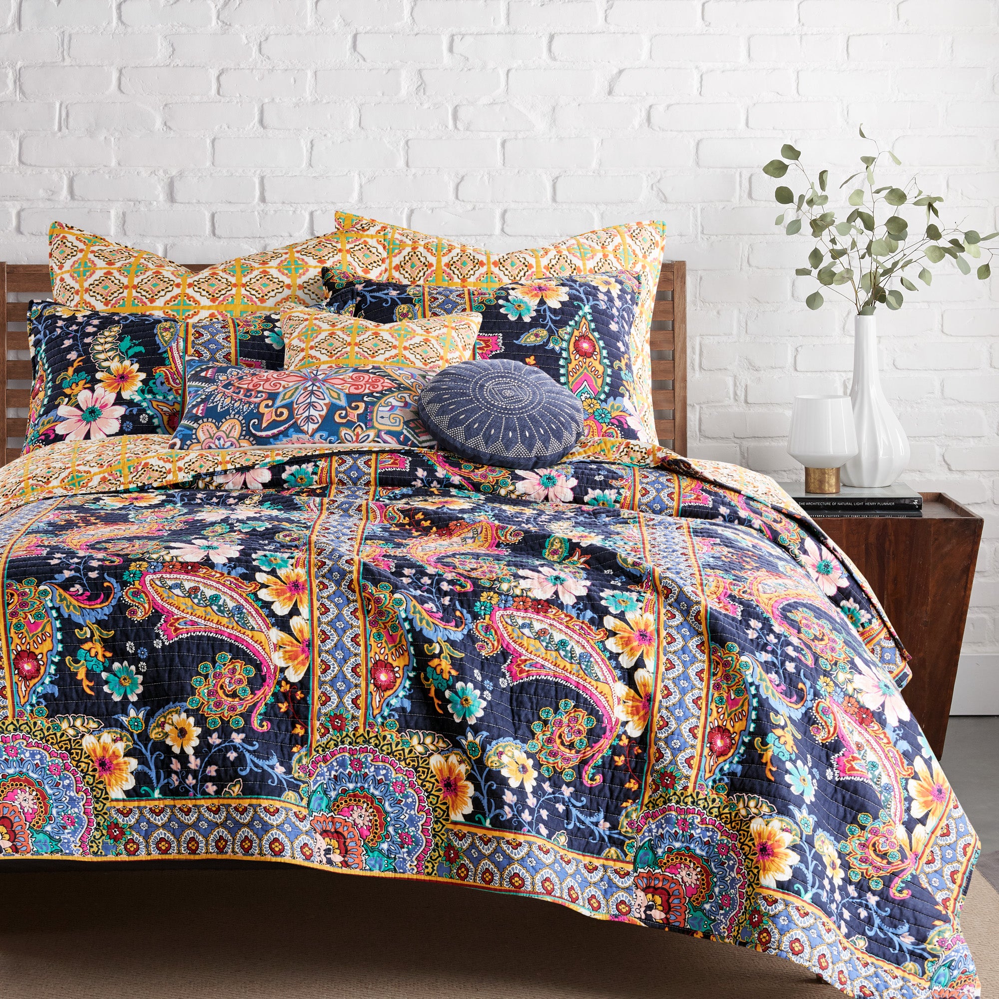 Bertelli Quilted Pillow - Soft Luxury Decorative Throw Pillow for Sofa, Bed & Couch - Perfect for Living Room, Bedroom & Home Decor