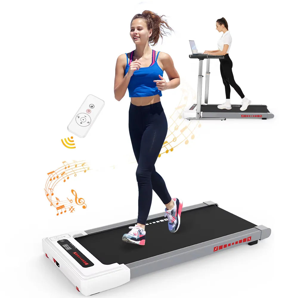 Portable Mini Treadmill for Home & Office - Compact Folding Electric Walking Machine with LCD Display - Perfect for Small Spaces, Apartment Workouts & Under Desk Exercise