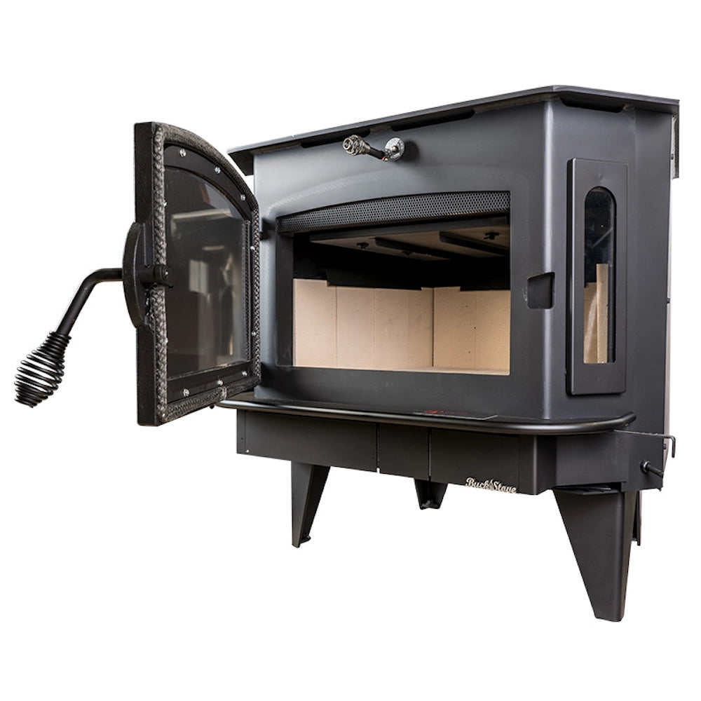 Buck Stove Model 91 Extra Large Catalytic Wood Stove for Home Heating - Efficient Fireplace Insert for Cabins, RV & Outdoor Living Spaces