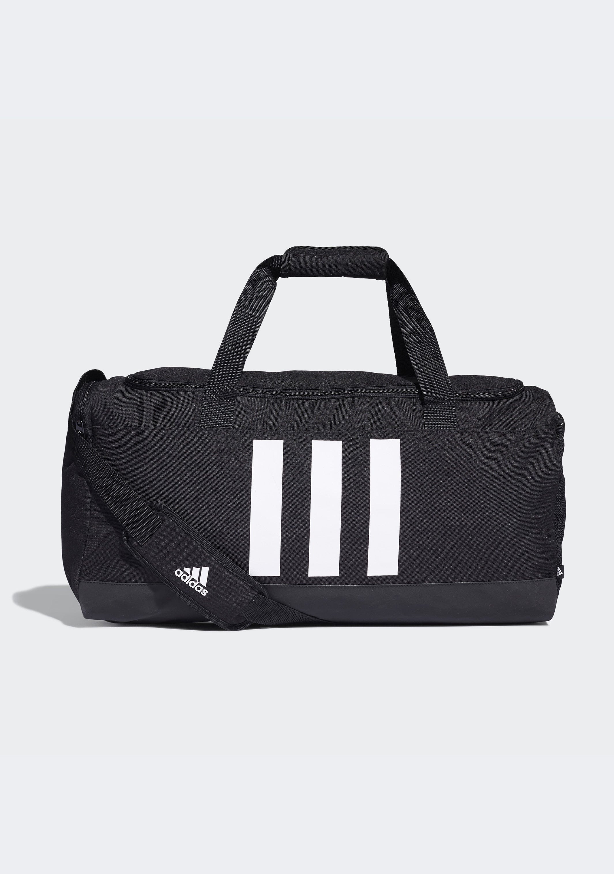 Adidas Essentials 3 Stripes Duffel Bag Medium 39L - Gym, Travel & Sports Gear Storage Bag for Men & Women - Perfect for Workouts, Weekend Trips & Sports Equipment