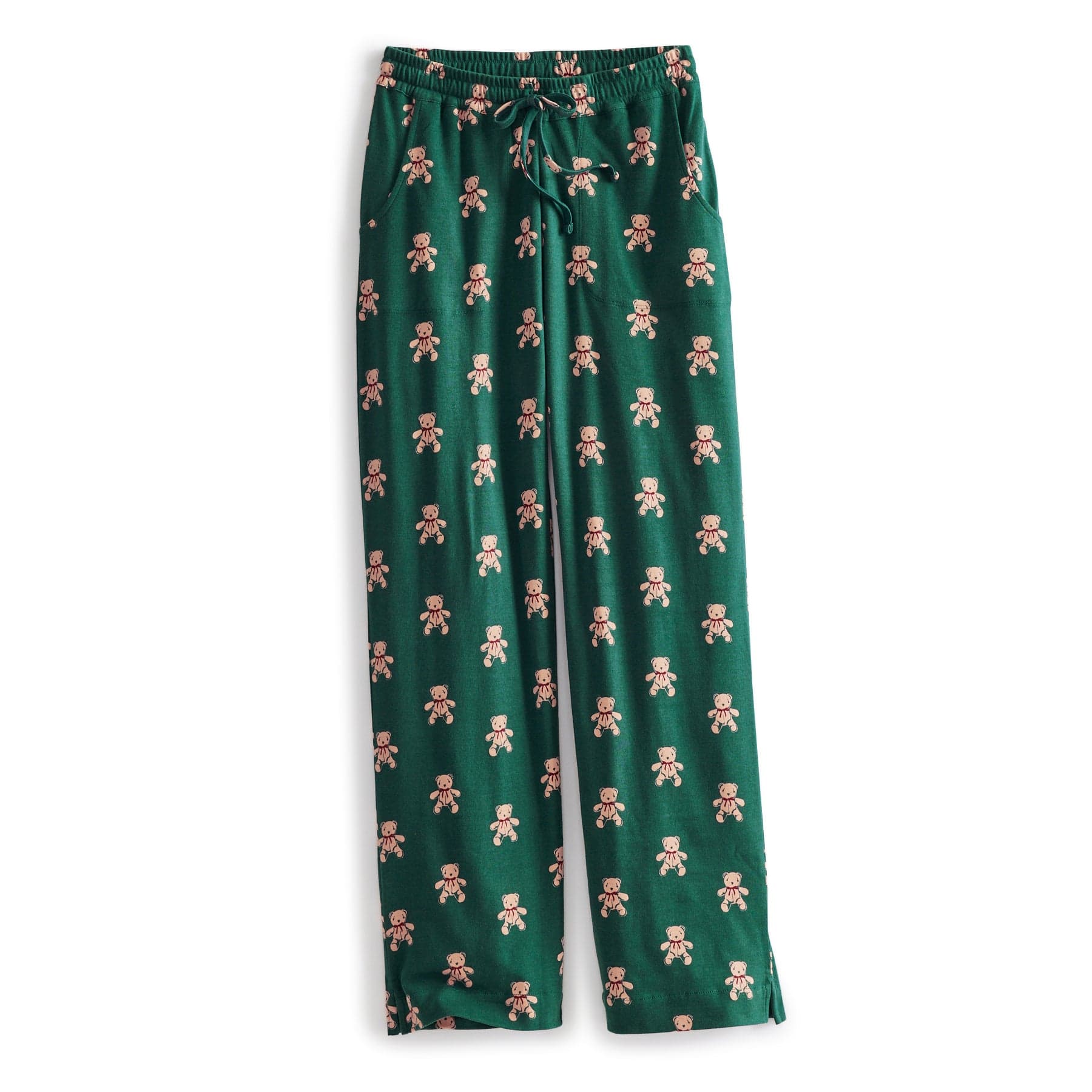 Cozy Long Sleeve Pajama Set for Women - Soft Cotton Sleepwear with Pockets - Perfect for Winter Nights & Lounging at Home