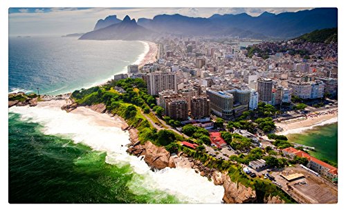 Brazil Travel Postcards - Stunning Rio de Janeiro Coastline, Megapolis Cityscapes & Famous Landmarks | Perfect for Collectors, Scrapbooking & Souvenirs